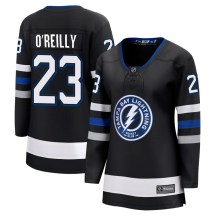 Women's Fanatics Branded Tampa Bay Lightning Sam O'Reilly Black Breakaway Alternate Jersey - Premier Women's Fanatics Branded Tampa Bay Lightning Sam O'Reilly Black Breakaway Alternate Jersey - Premier